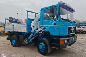 MAN 18.372 Ribaltabile e Gru 4x4