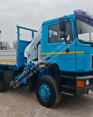 MAN 18.372 Ribaltabile e Gru 4x4