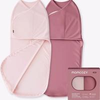 Momcozy Swaddle per Neonato 2 Pezzi, Rosa