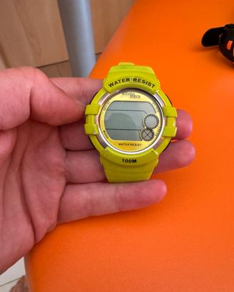 Orologio digitale sportivo Athmosfera Verde Fluo