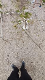 pulpito acciaio e supporto tavolo inox