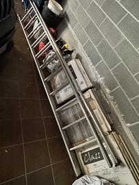 Scala a sfilo in alluminio estensibile a 6 metri