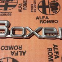 scritta baule budge logo BOXER alfa 33 145 146