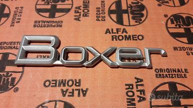 scritta baule budge logo BOXER alfa 33 145 146