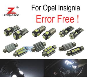 KIT 20 LAMPADE LED INTERNE PER OPEL INSIGNIA
