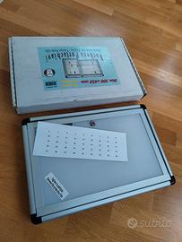 bacheca portachiavi in alluminio 