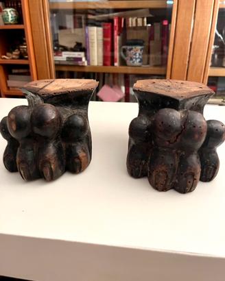 Piedi leonini del Seicento. Restauro