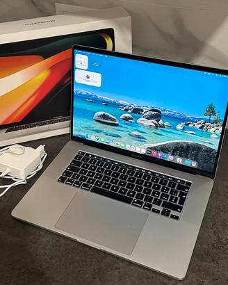 MacBook Pro 16” TouchBar 512GB Argento Completo