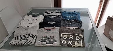 Lotto 11 maglie a manica lunga (6/8 anni)