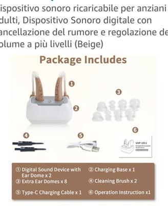 Dispositivi sonori ricaricabili per adulti con bas