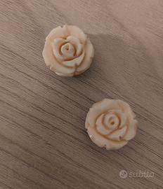 Rose di corallo bianco vintage originale!