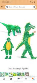 Costume carnevale dinosauro 