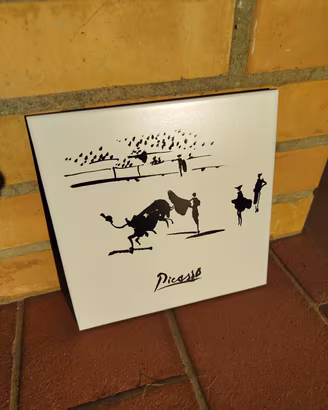 Mattonella quadro in ceramica Picasso