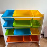 Mobile / scaffale giocattoli per bambini