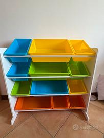 Mobile / scaffale giocattoli per bambini