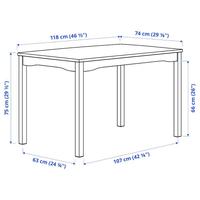 Sedia e tavolo Ikea