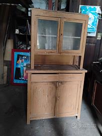 CREDENZA CON VETRINETTA VINTAGE