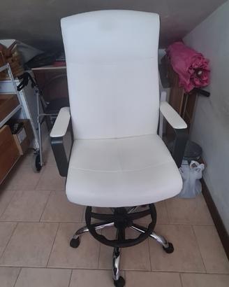 Sedia da ufficio bianca