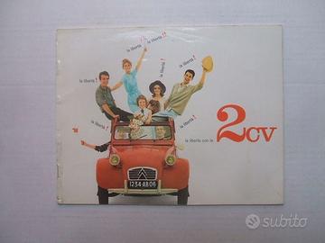 CATALOGO BROCHURE AUTO CITROEN 2CV ANNI 60.
