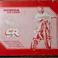 Manuale uso e manutemzione Honda CR 125 1988