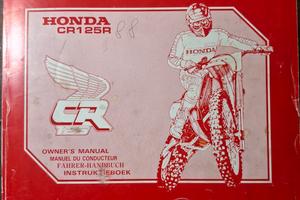 Manuale uso e manutemzione Honda CR 125 1988