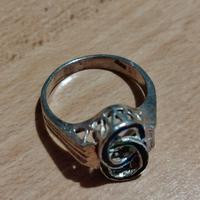 anello argento 800 vintage