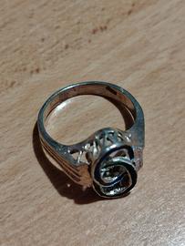 anello argento 800 vintage
