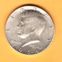 Half dollar  Kennedy 1964