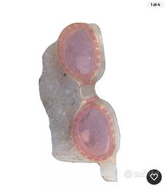 Occhialini da piscina / mare nuoto rosa