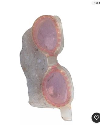 Occhialini da piscina / mare nuoto rosa