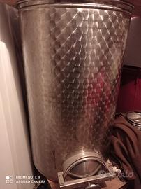 botte in acciaio con rubinetto 
