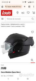 I100 Casco Modulare Opaco Nero L Il casco modulare