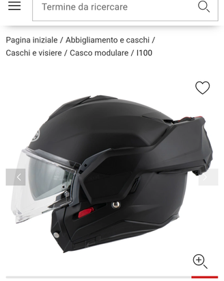 I100 Casco Modulare Opaco Nero L Il casco modulare
