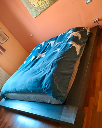 Letto giapponese Isola di Cinius in faggio