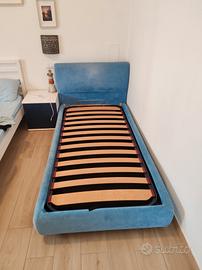 Letto sfoderabile con contenitore