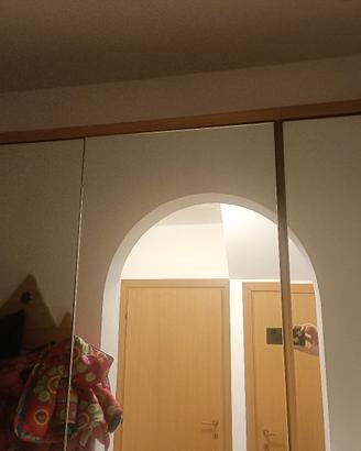armadio con porte specchio 