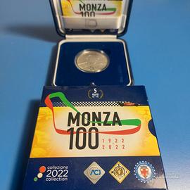 Anniversario pista di Monza moneta  5€ argento