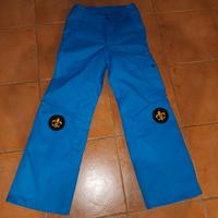 pantaloni da sci blu
