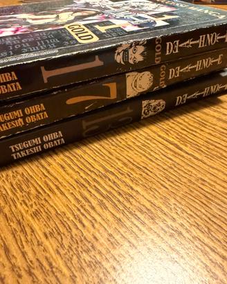Death Note Gold lotto 3 volumi