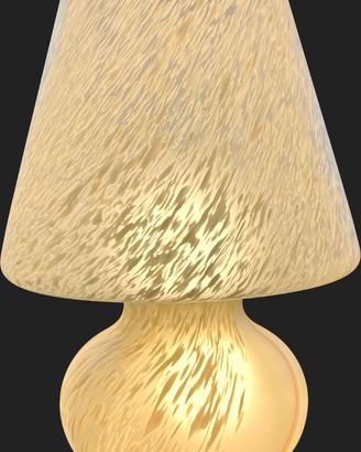 Lampada Fungo Murano Vintage XXL 52 cm a 4 Luci