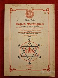 libro esoterico  segreti meravigliosi 