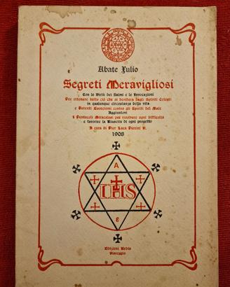 libro esoterico  segreti meravigliosi 