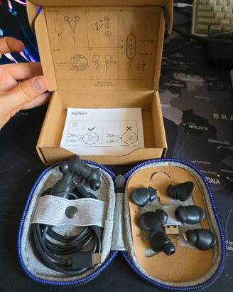  cuffie logitech zone wired earbuds