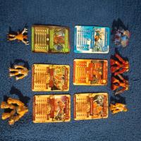 Lotto carte ed action figure Gormiti