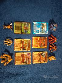 Lotto carte ed action figure Gormiti