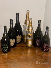 BOTTIGLIE PREGIATE VUOTE ARMAND DOM CRISTAL AZUL