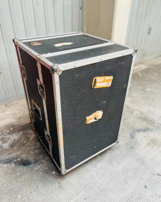 Baule rack 15 unità live e studio cassettiera