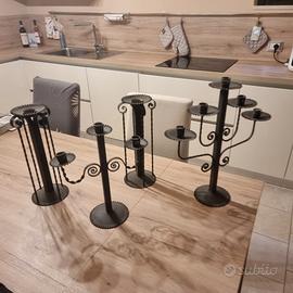 Candelabri  in Ferro Battuto