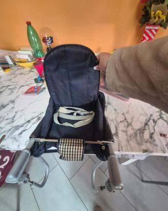 Seggiolone da tavolo portatile per bambini