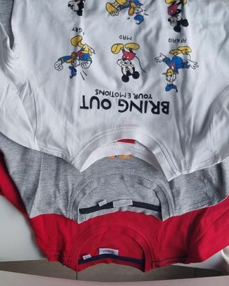 N°3 maglie maniche lunghe